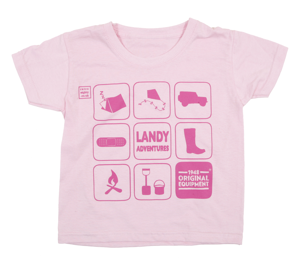 Landy Adventures Kid''s Tee - Pink 